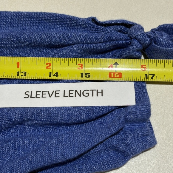 Talbots Women's Linen Long Sleeve Sweater Sz XL Petite Breathable Beach Coastal - Picture 8 of 10